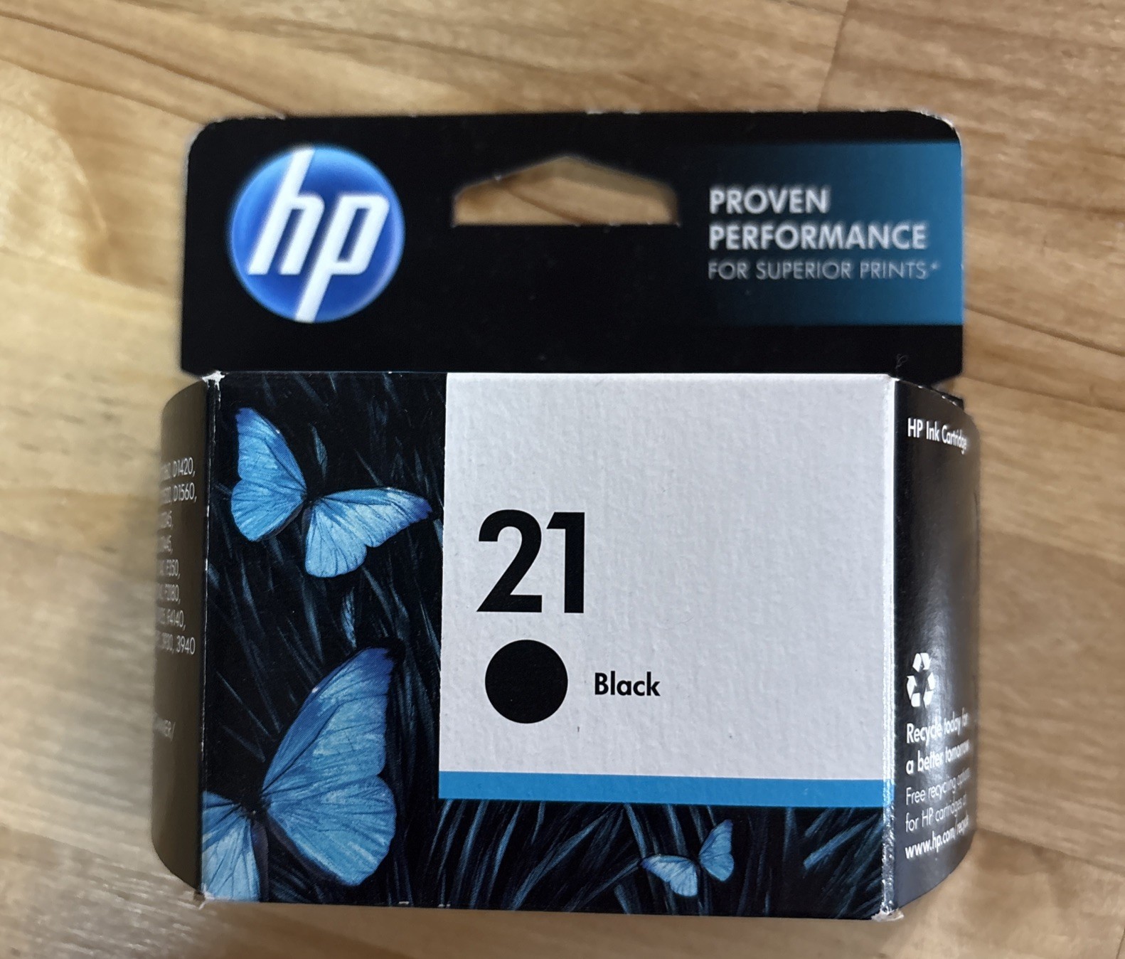 HP 21 C9351AN Black Ink Cartridge Expiry 10/2015 New Sealed Genuine OEM
