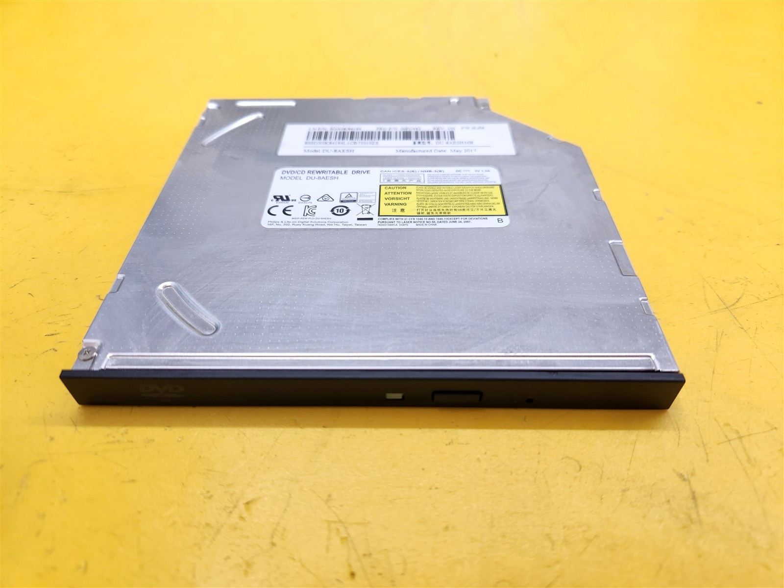 ⭐️⭐️⭐️⭐️⭐️ AIO Lenovo ThinkCentre M810Z DVD/CD RW Drive 00FV442/DU-8AESH w Bezel