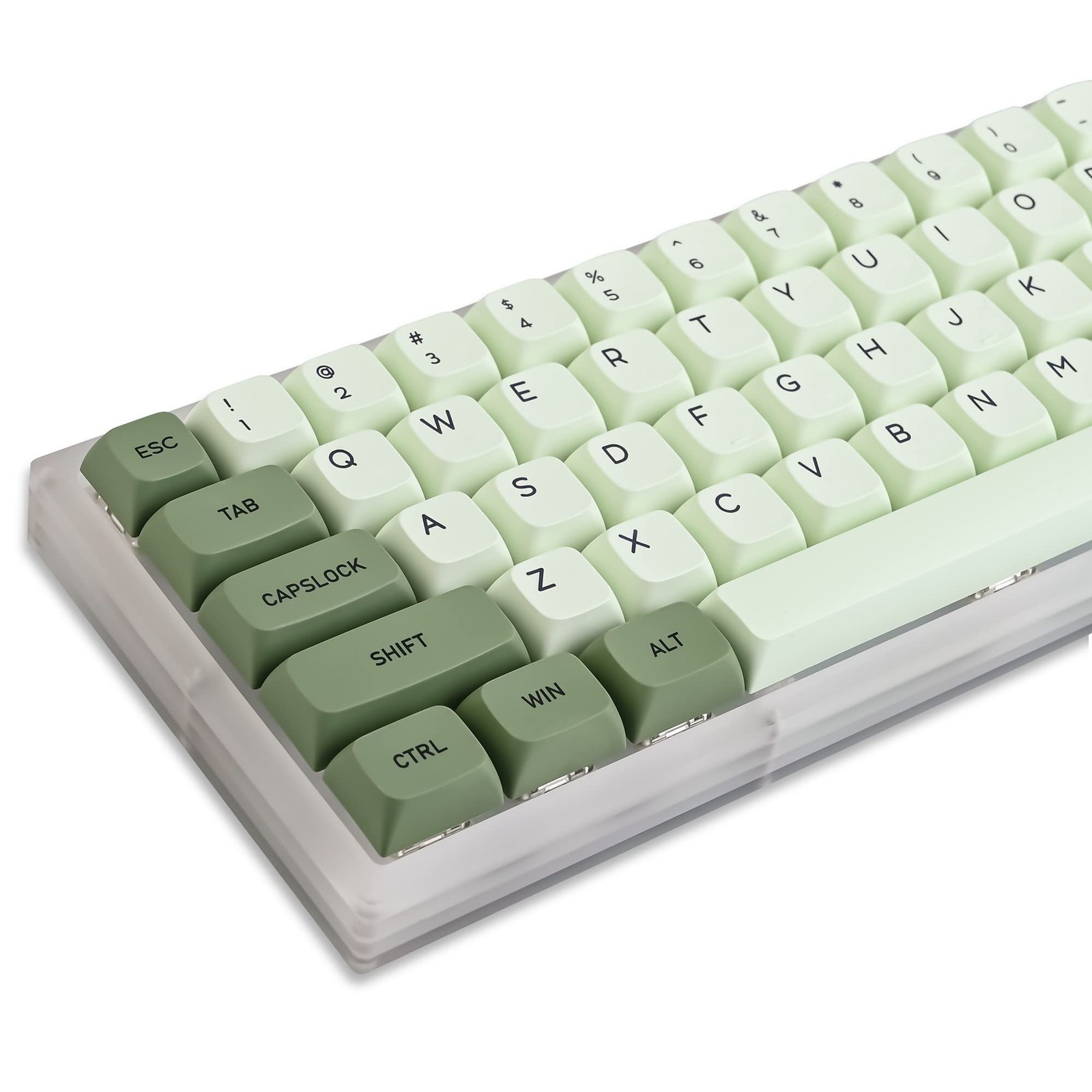 124 Keys Matcha XDA DyeSub PBT Keycap Set For Cherry MX Mechanical Keyboard