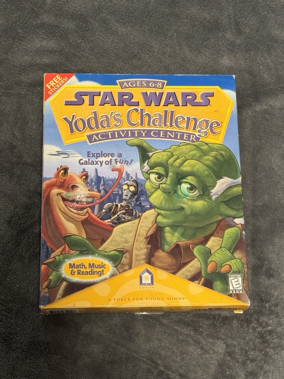 Star Wars: Yoda's Challenge Activity Center PC CD math geometry kids New ✨Read✨