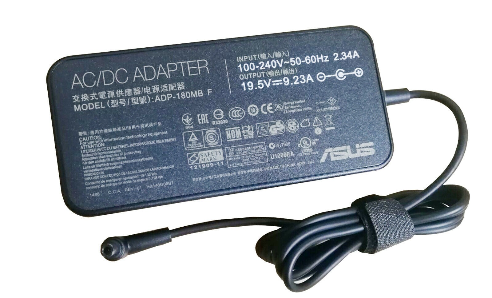 6mm*3.7mm 19.5V 9.23A 180W ADP-180MB F A17-180P1A Asus charger adapter ORIGINAL