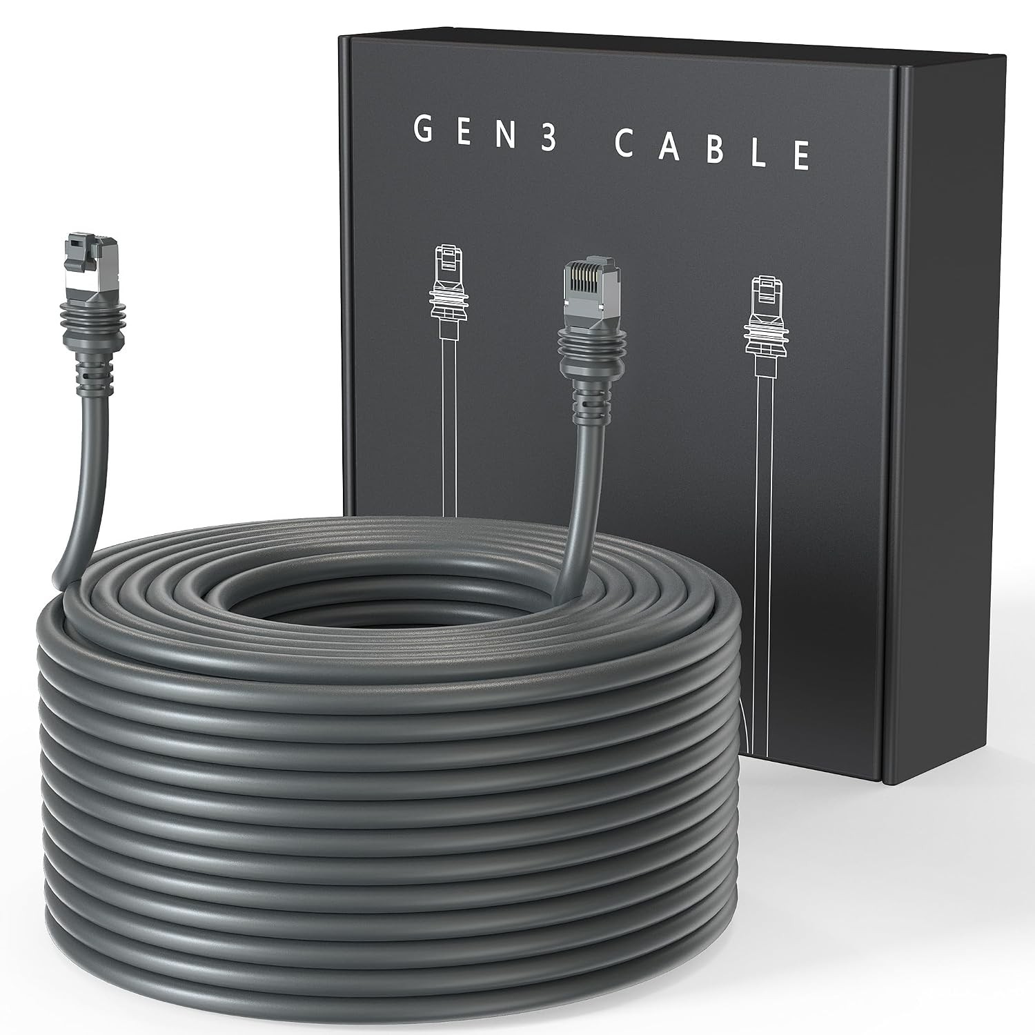 75FT/ 23M Cable for Starlink Standard 4/ 4X/ Gen 3/ V4/ V5