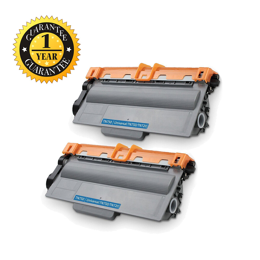2 TN750 TN720 High Yield Black Toner Cartridge for Brother HL-5450DW MFC-8950DWT
