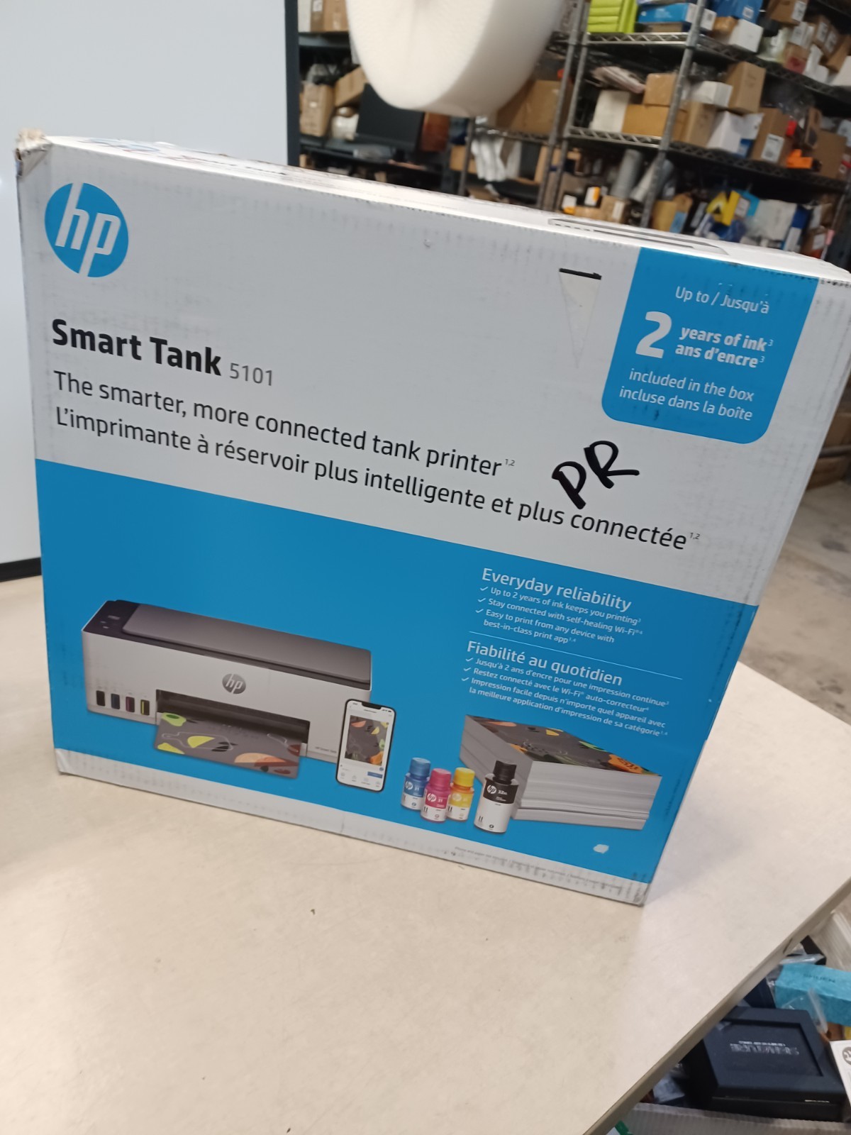 HP - Smart Tank 5101 Wireless AI-Enabled All-in-One Printer