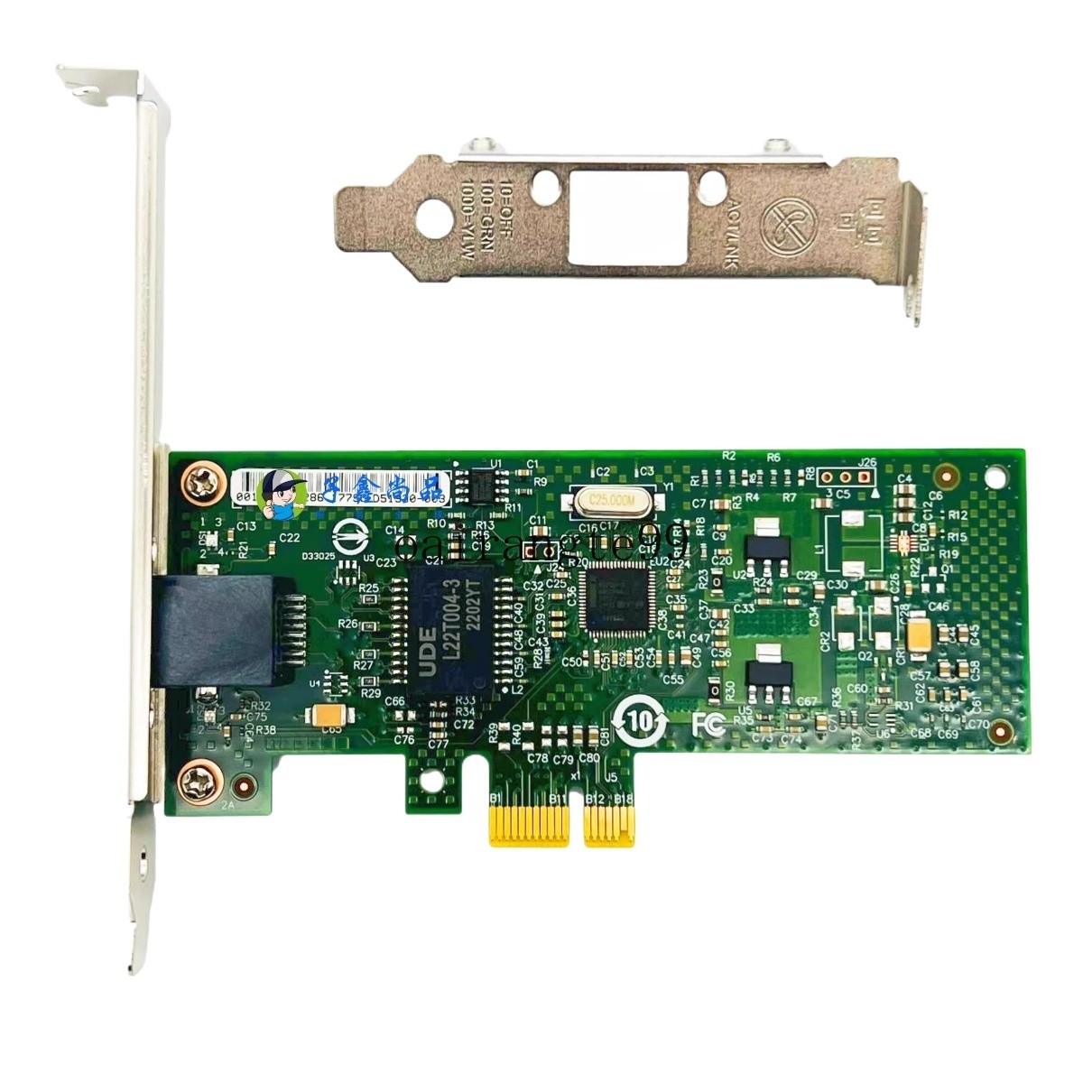 Network Card Intel Gigabit CT EXPI9301CTBLK PCI-E RJ-45 10/100/1000 Mbps