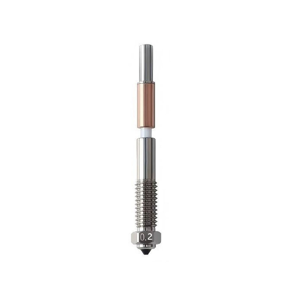 For QIDI Plus 4 0.2mm-0.8mm Bimetallic Nozzle With Ceramic Insulation Integrated