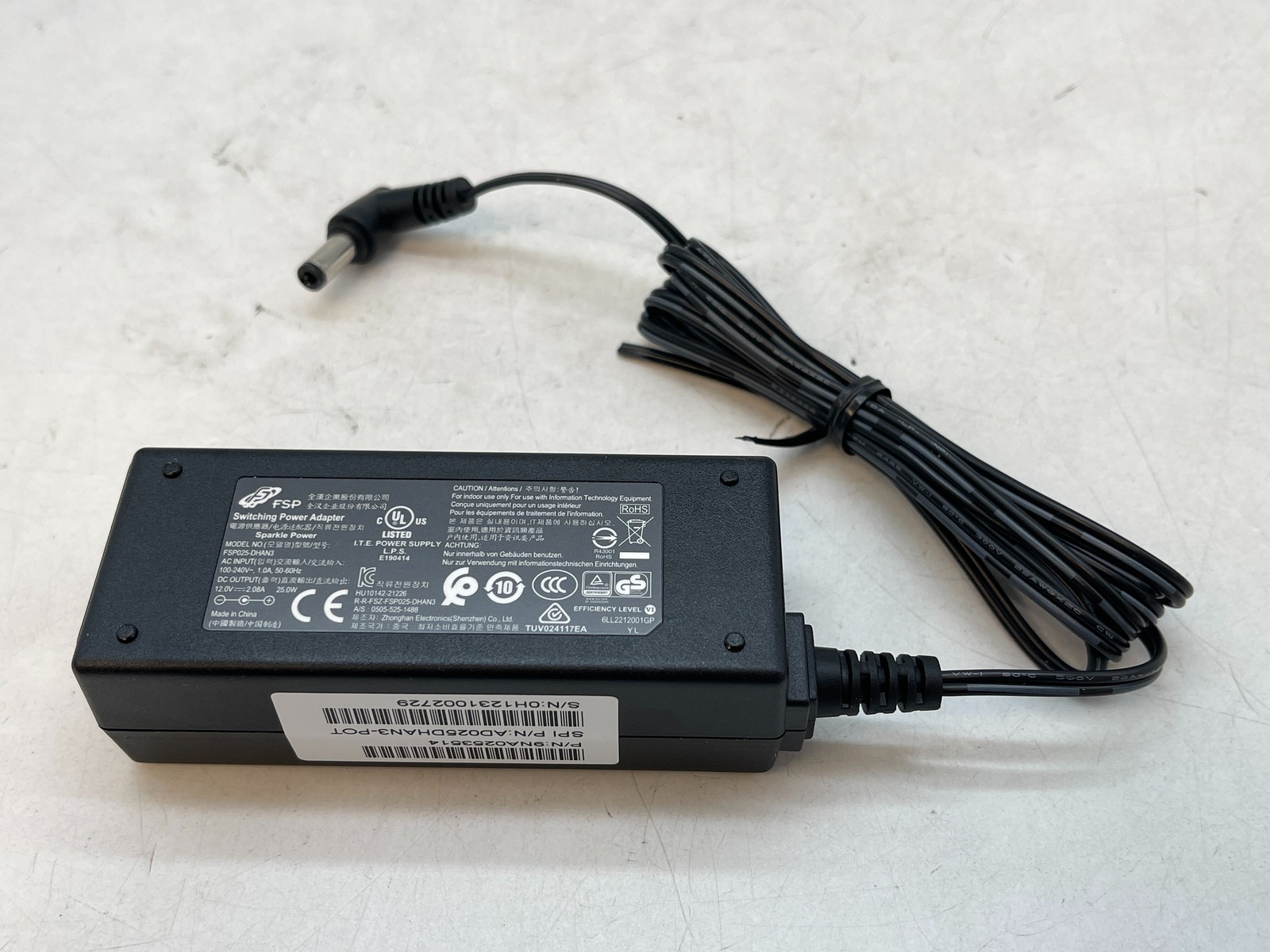 Genuine FSP 12V 2.08A 25W AC Power Adapter (Model FSP025-DHAN3) Free S/H