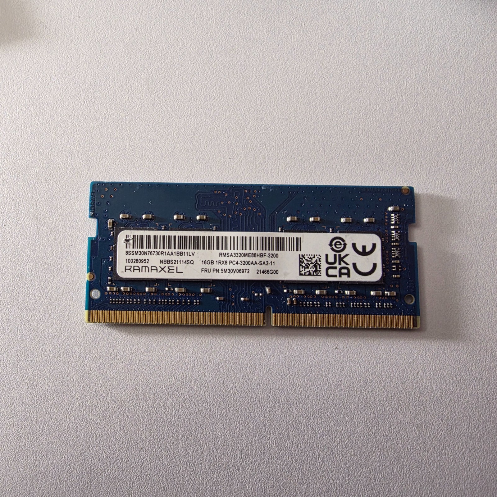 Ramaxel Memory Module 16GB 1Rx8 PC4-3200AA DDR4 SODIMM RAM Module