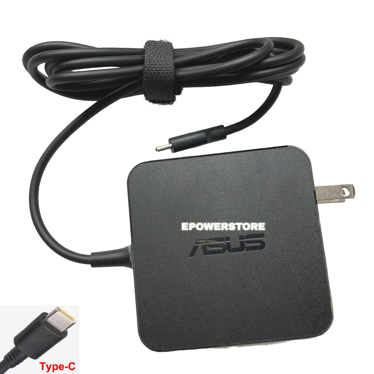 65W AC Adapter Charger For ASUS Vivobook 16 X1607 X1607CA USB Type-C Wall Plug