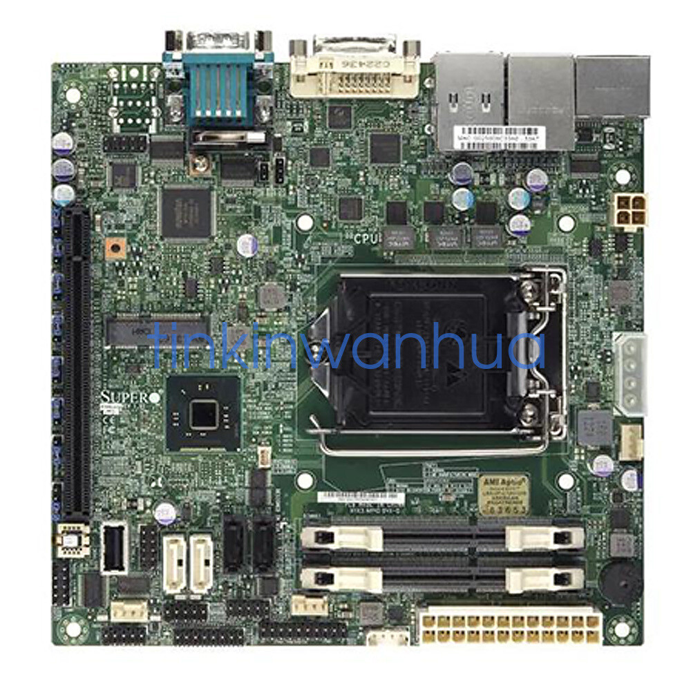 For Supermicro X10SLV-Q Single Socket H3 DDR3 Mini-ITX Server Motherboard