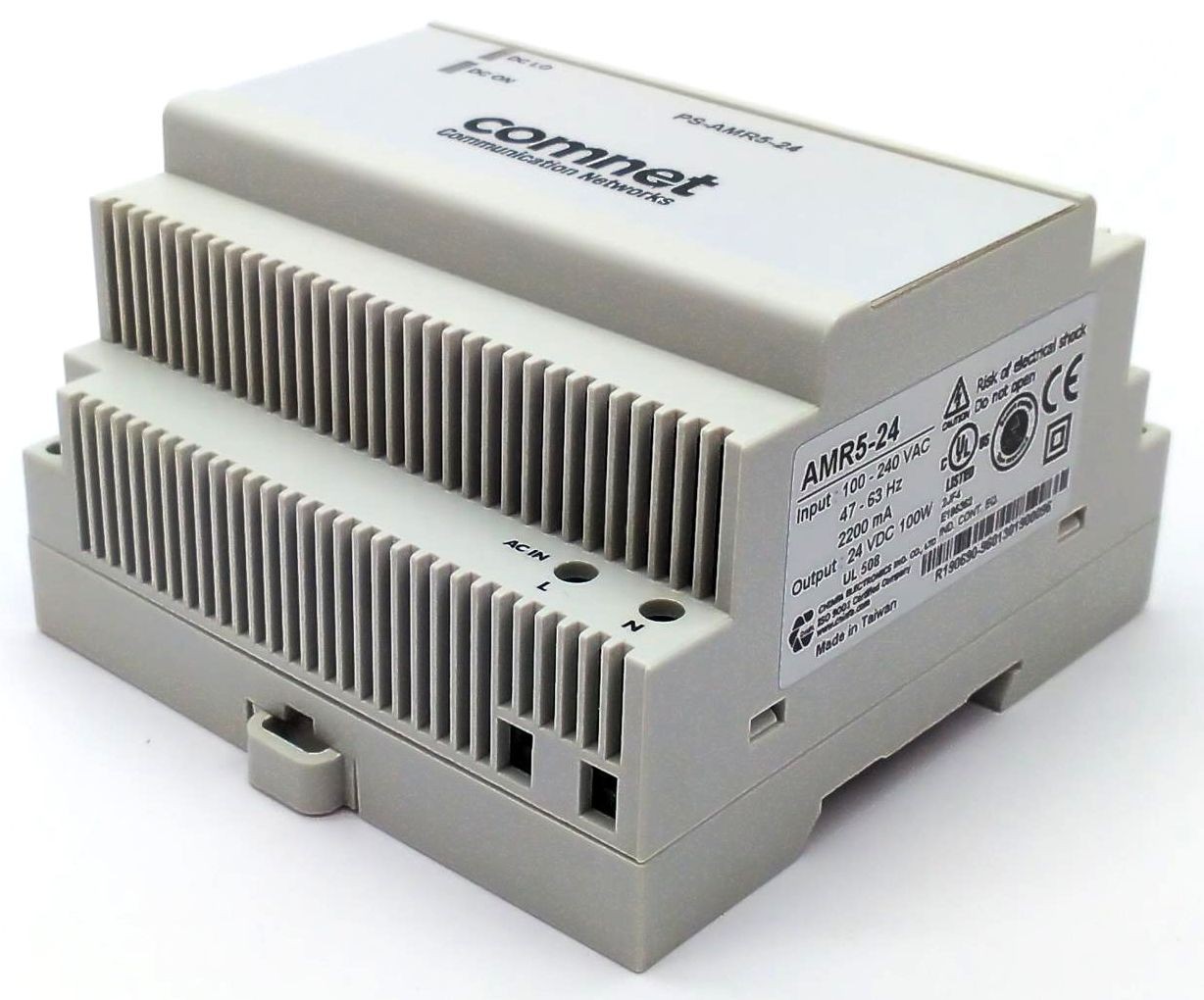Comnet PS-AMR5-24 High Temp Power Supply DIN Rail 24VDC 100 Watt 4.2A