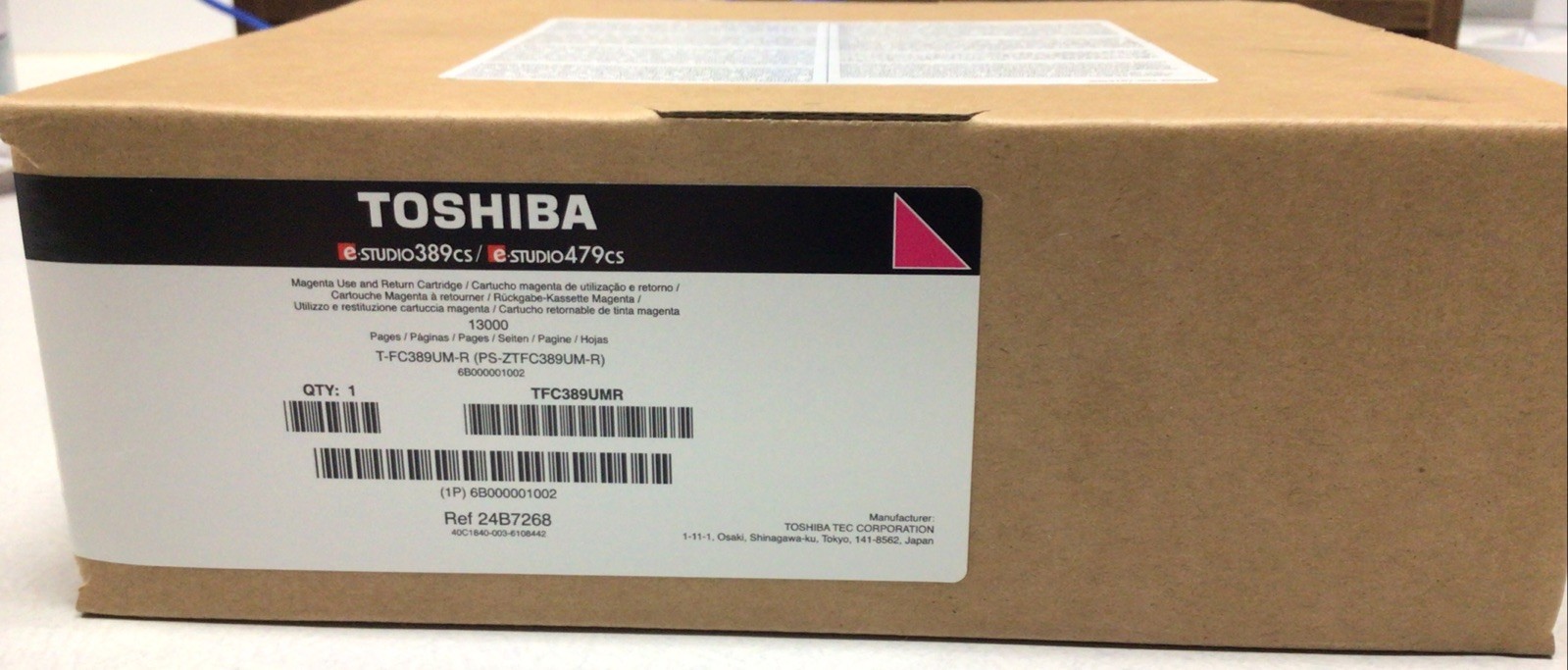 Toshiba TFC389UMR Toner Ctg Magenta Brand New OEM for Toshiba e-Studio 479