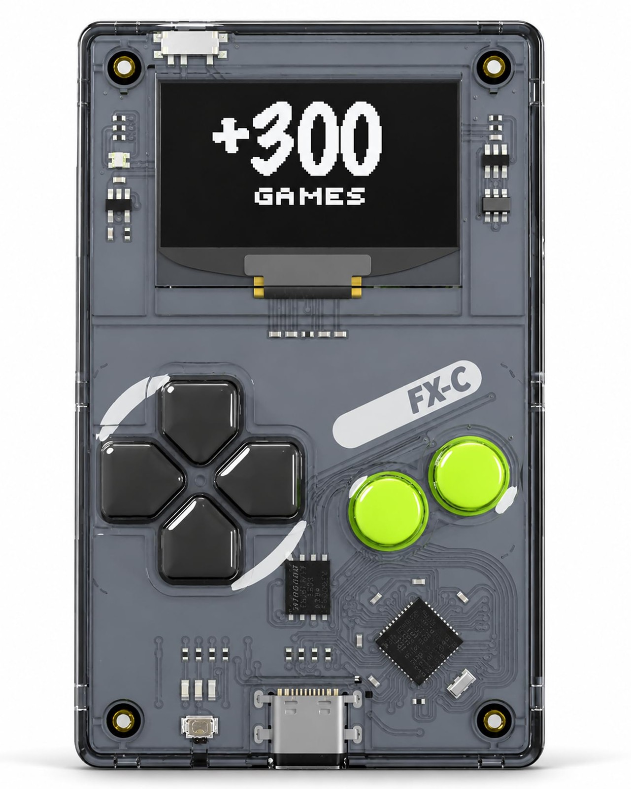 Arduboy FX-C Programmable Open Source 8-Bit Retro Handheld Game Console - 300...