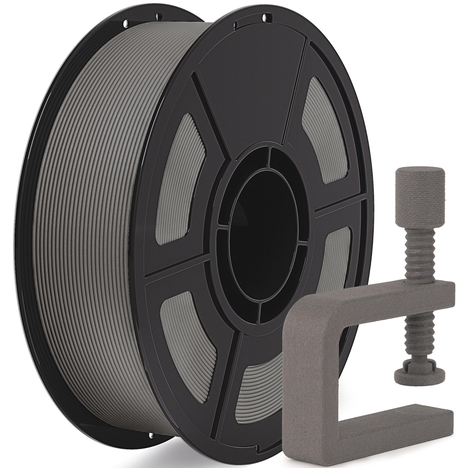 IEMAI PETG-GF Filament 1.75mm, Glass Fiber Reinforced, Gray, 1kg | Glass fibe...