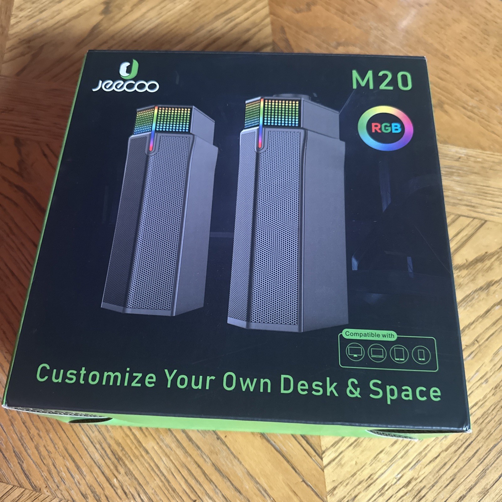 Jeecoo M20 Bluetooth Computer Speakers for PC Desktop Monitor