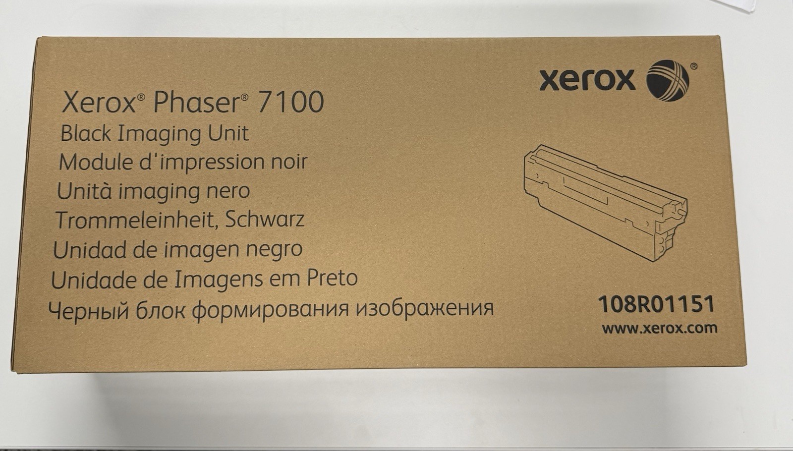 New OEM Xerox Phaser 7100 BLACK Imaging DRUM Unit  108R01151