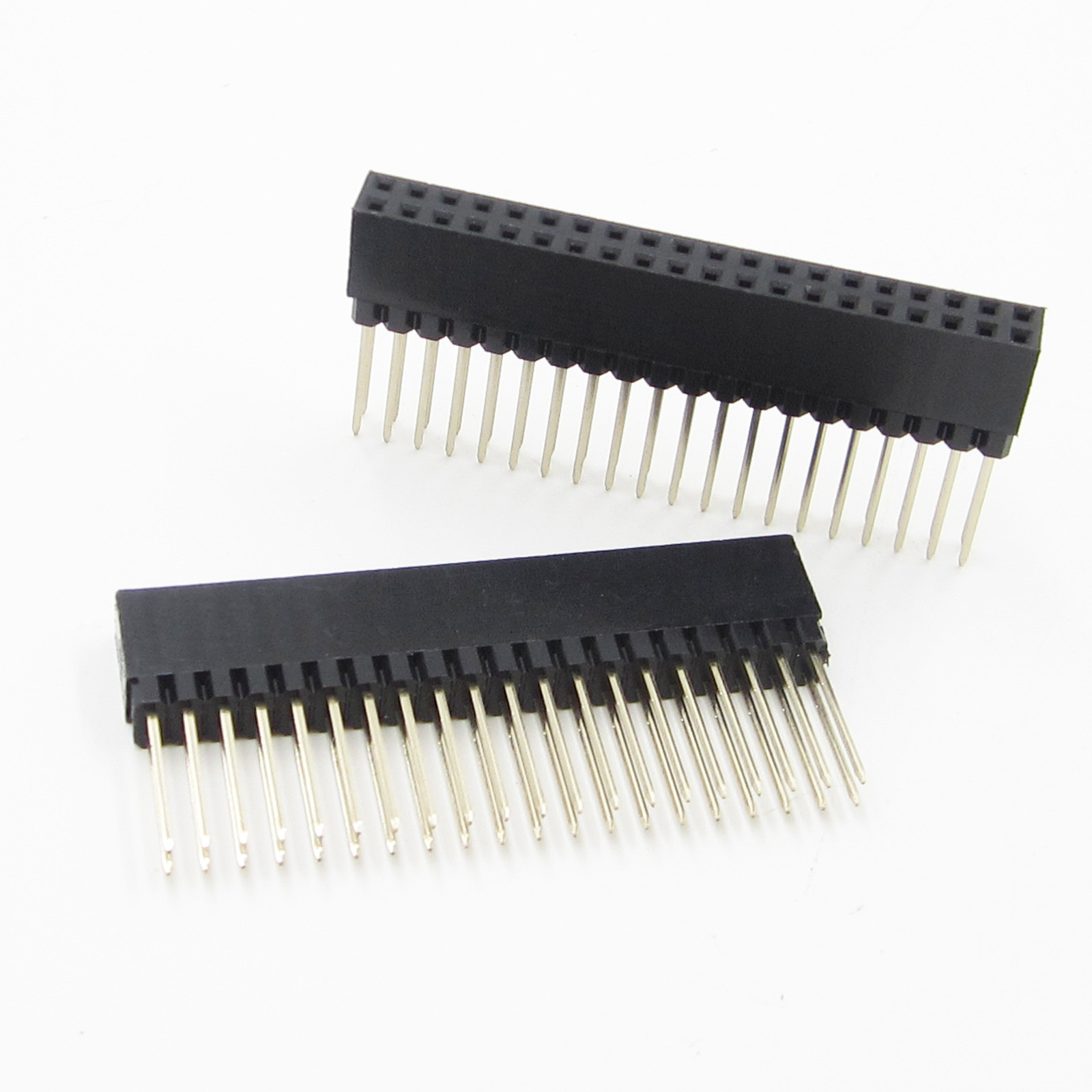 5Pcs 2.54mm Pitch 2x20 Pin 40 Pin Female Double Row Long Pin Header Strip PC104