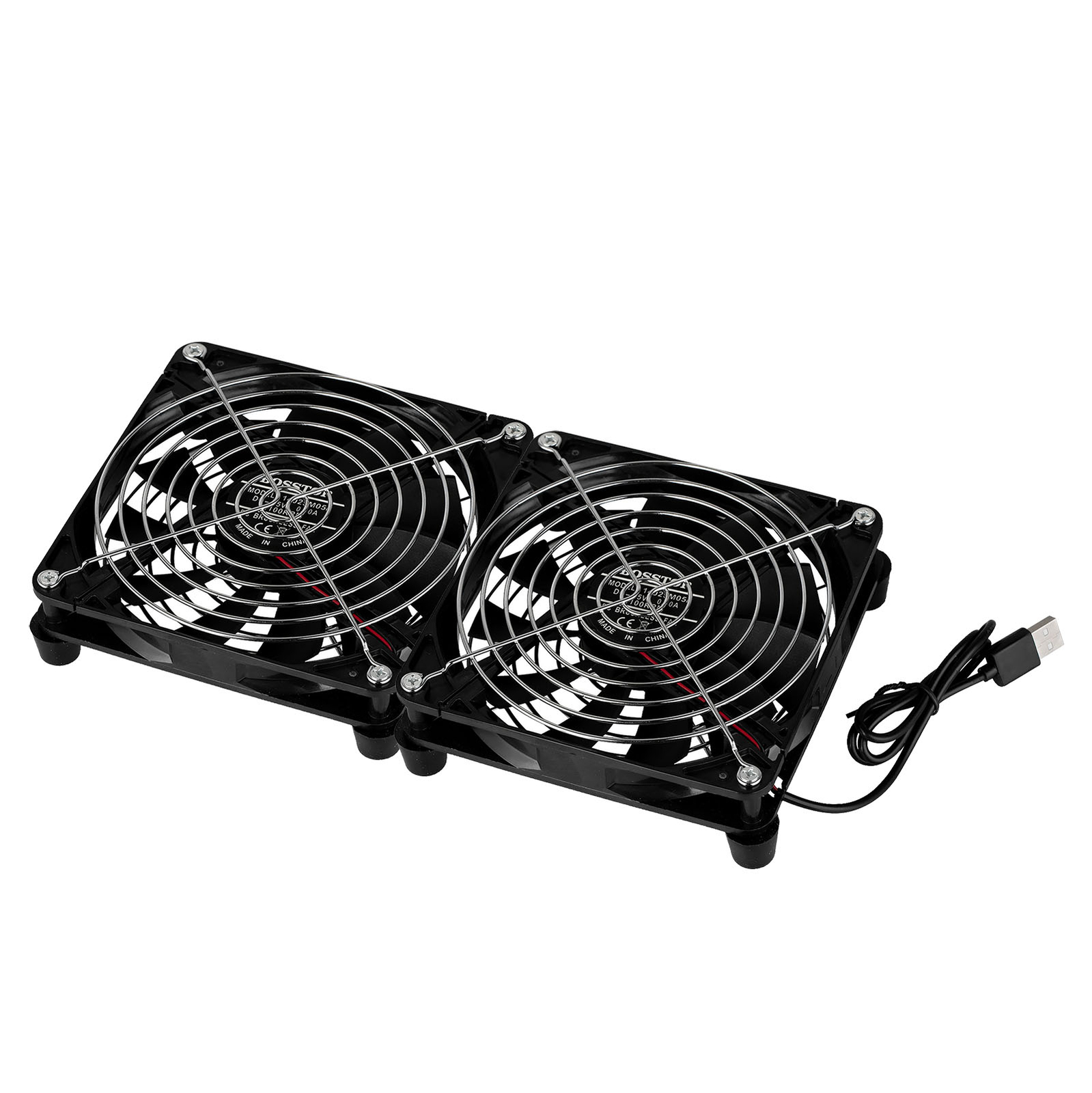 USB Cooler Dual 140mm Fan 1100RPM Router Modem Console External Cooling Stand 5V