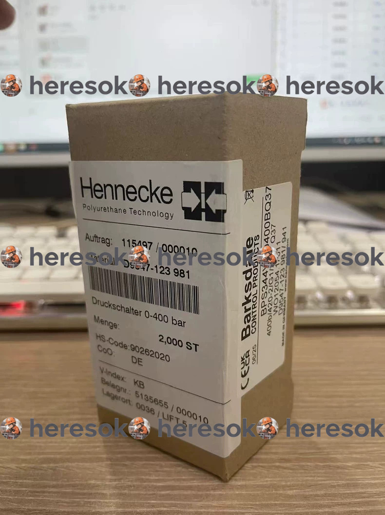 1Pcs New D9547-123 981 Pressure switch Hennecke Limited-Time Special Offer FedEx