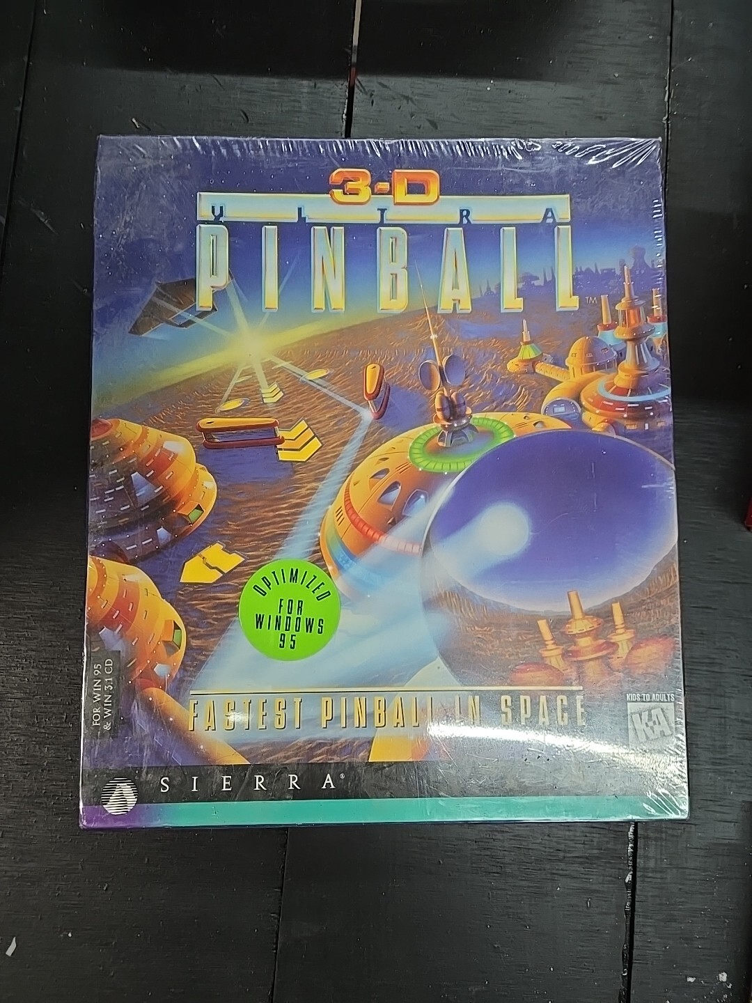 3D Ultra Pinball Fastest Pinball In Space 1995 Sierra PC CD ROM BRAND NEW SEALED