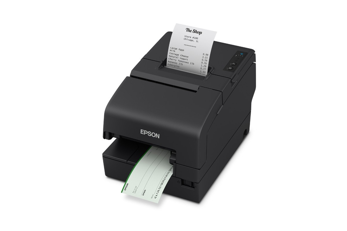 Epson TM-H6000VI Thermal Printer-Black,Multifunction POS, Ethernet,USB-A,USB-B