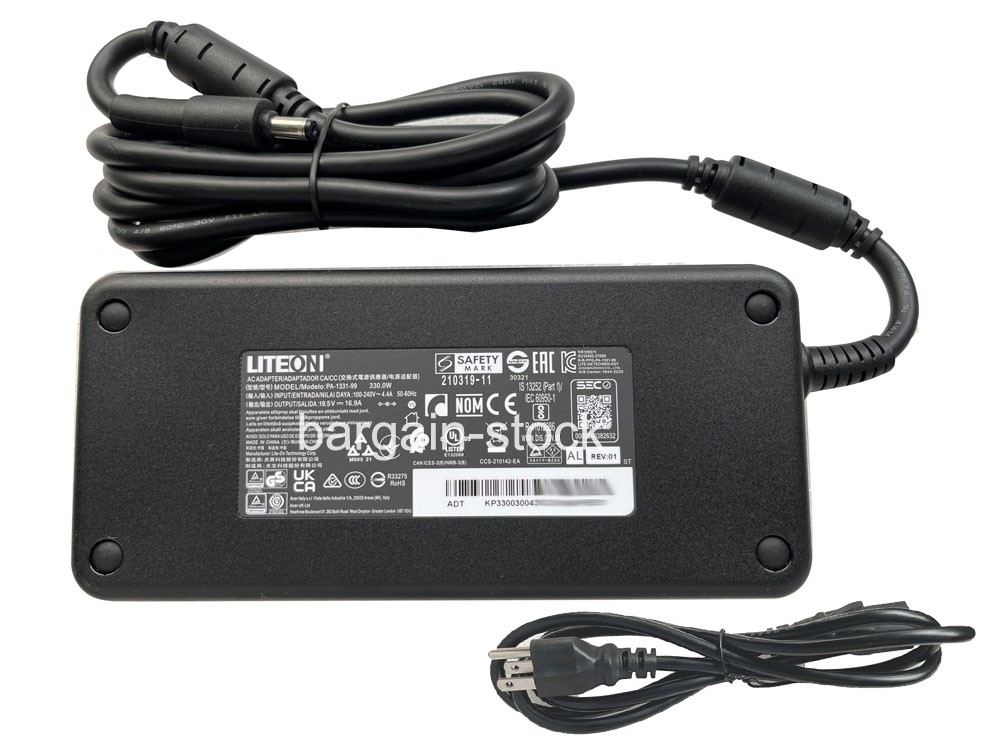 Genuine LITEON PA-1331-99 19.5V 16.9A 330W 5.5x1.7mm AC Adapter Charger For Acer