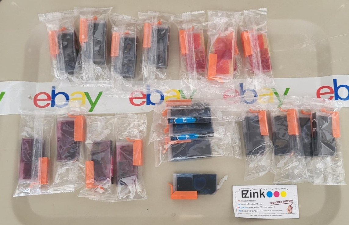 EZ-Ink Canon Compatible Ink Cartridges PGI-220 PGI220 CLI‑221 CLI221 20 Count