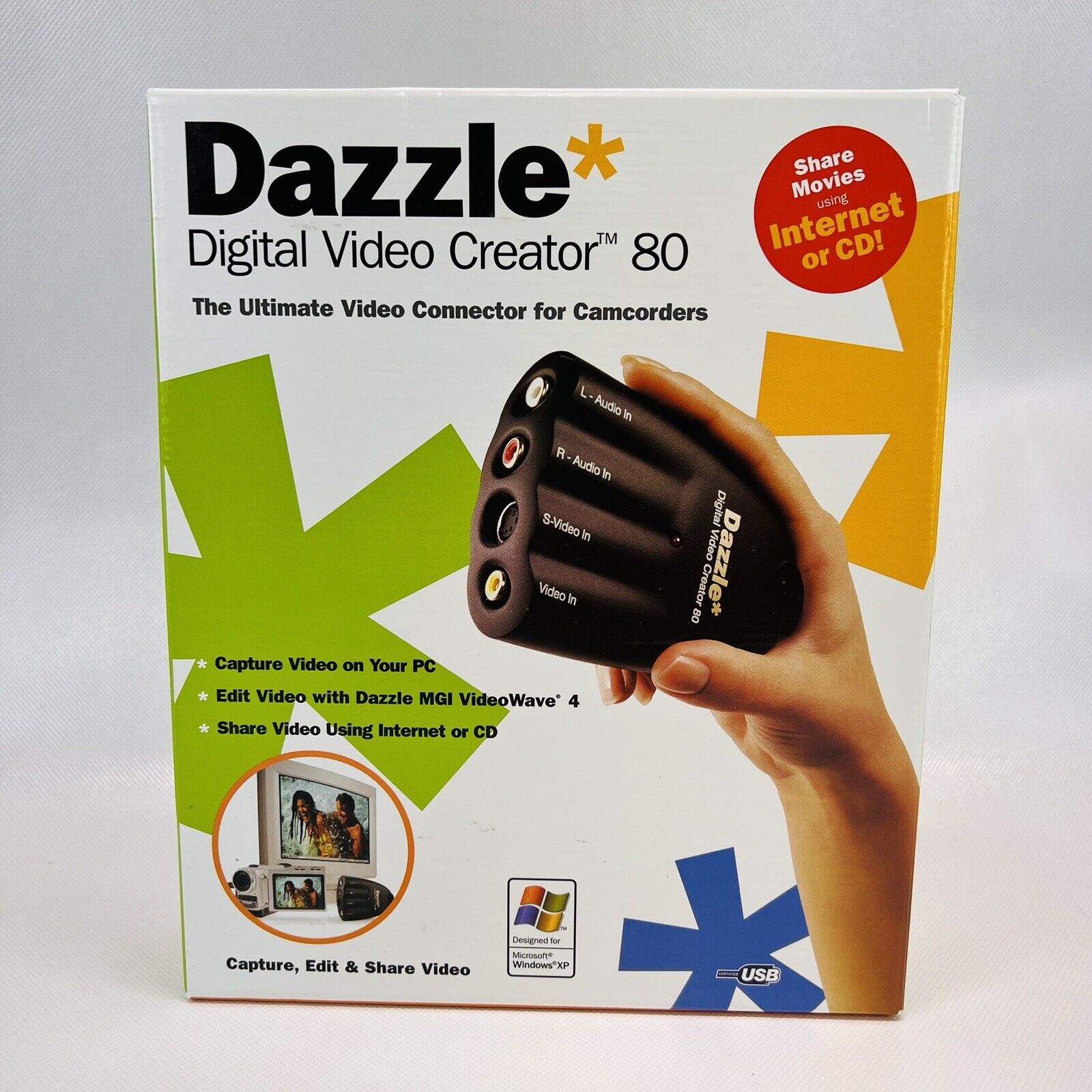 Dazzle Digital Video Creator 80 Includes Installation Disc & Quick Start Guide