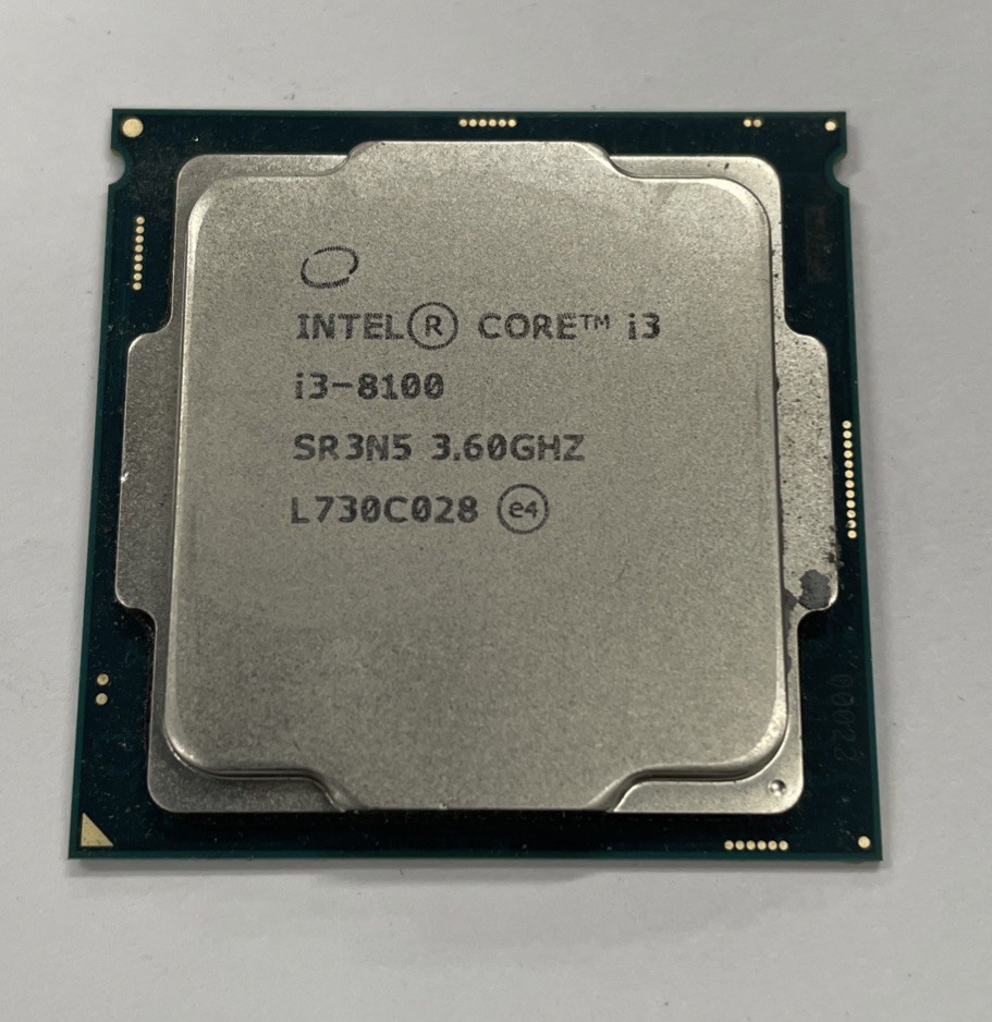 Intel Core i3-8100 3.60GHz 4-Core LGA1151 CPU Processor SR3N5 - Tested