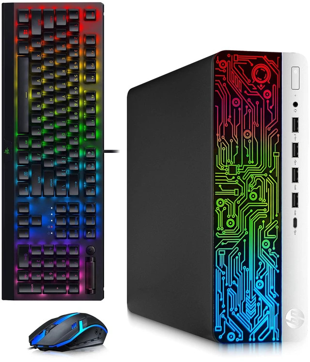 HP 600 G3 Gaming i5-6500 16GB RAM 256GB SSD AMD Radeon Rx-550 Gaming Desktop
