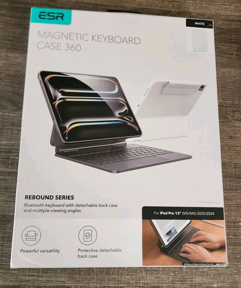 ESR for iPad Pro 13 Inch Case with Keyboard M5/M4,Multi-Mode Magnetic Stand