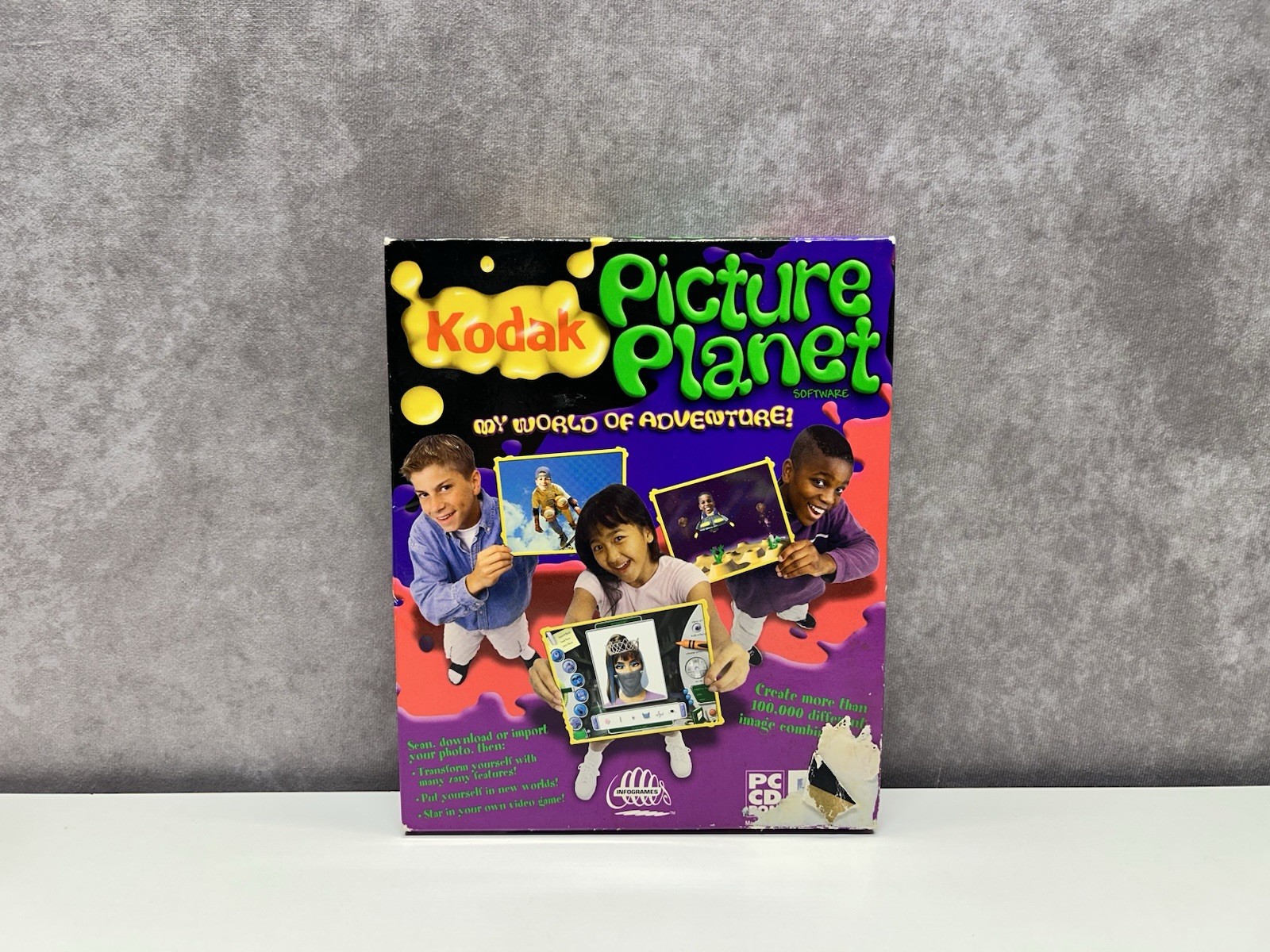Kodak Picture Planet Software My World of Adventure Windows 95/98 CD-ROM SEALED