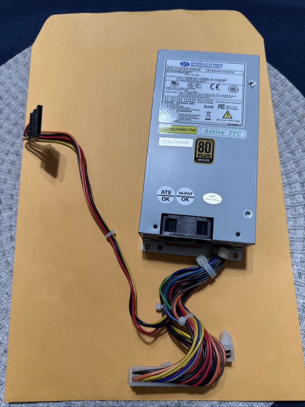Sparkle 250W SPI250F4BB 80 PLUS Flex ATX ATX12V Power Supply PS 