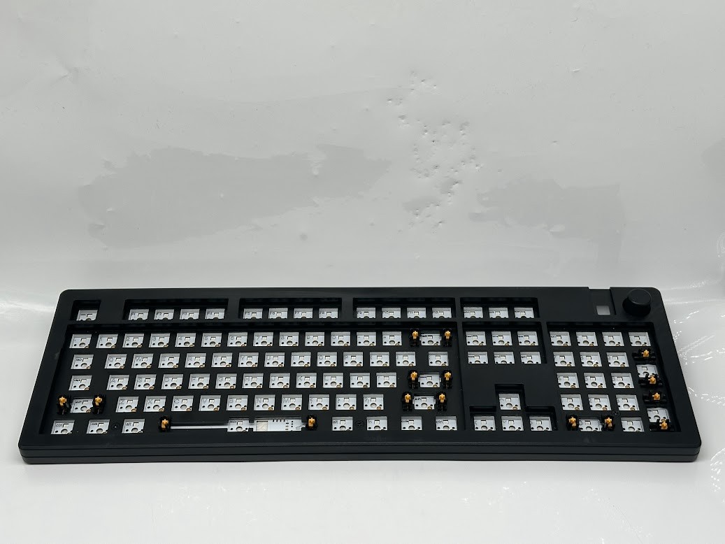 Glorious GMMK 3 100% Barebones RGB Wired Gaming Keyboard - Black