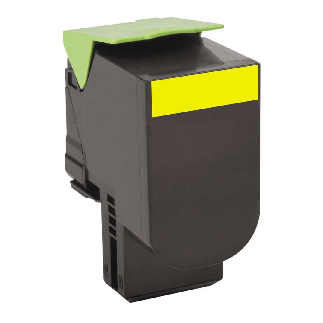 Lexmark 80C10Y0 Yellow Toner Cartridge 1000 Yield Genuine Printer New