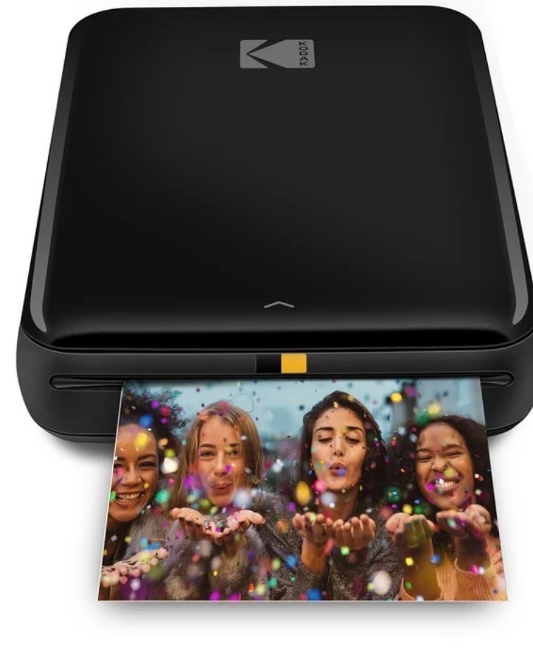 Kodak Step Wireless Mobile Photo Printer (Black) Compatible w/iOS & Android, NFC