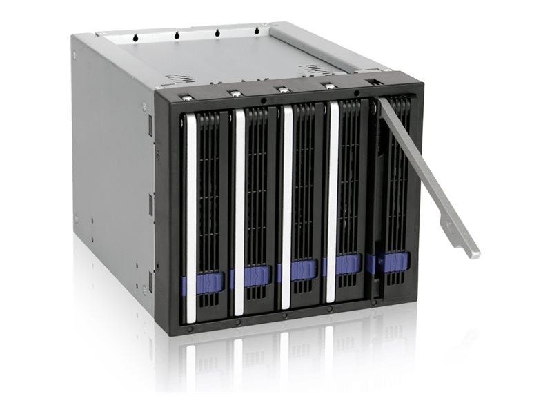 Icy Dock Backplane SATA 3.5 Black MB155SP-B Drive Enclosure 3.5" Serial Fan