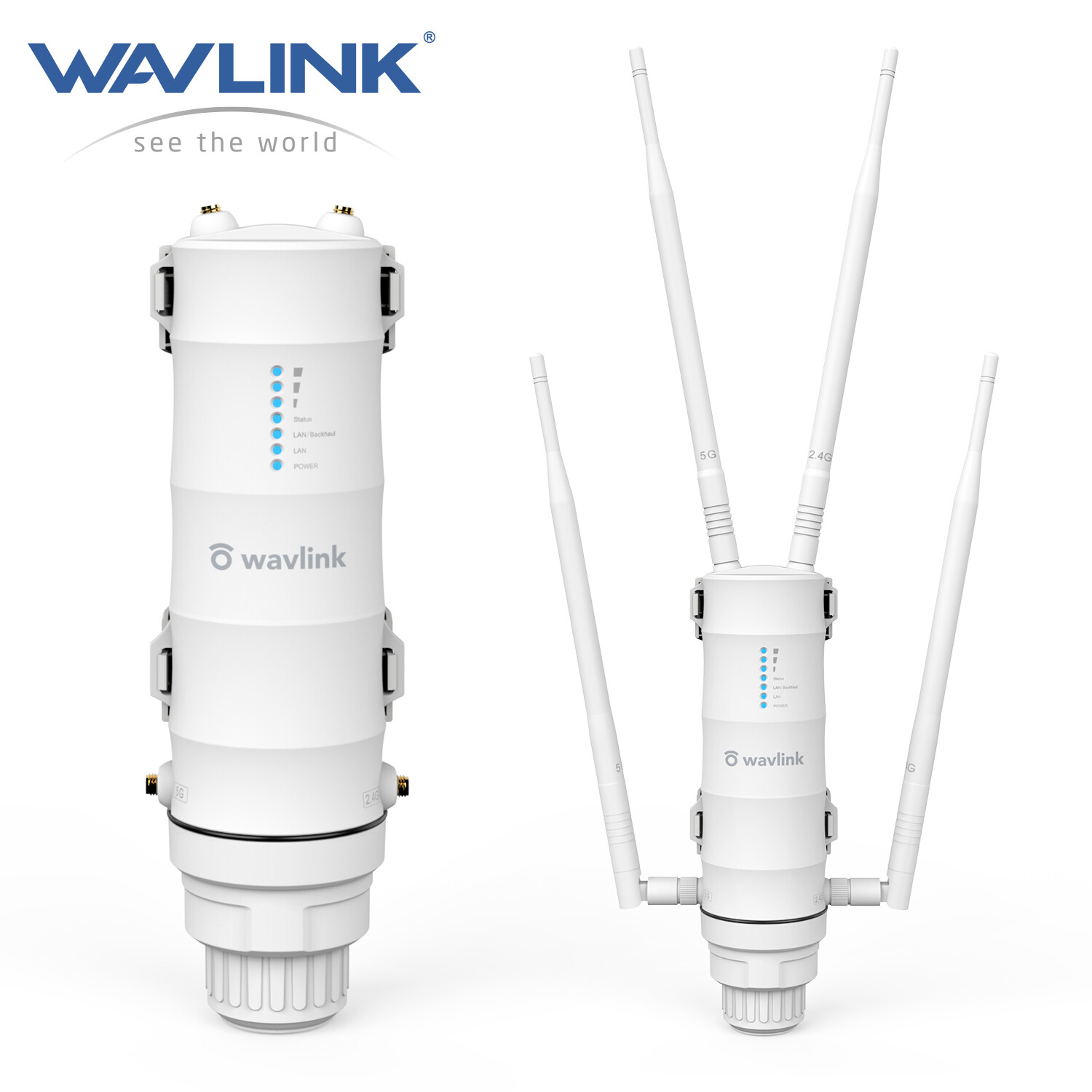 WAVLINK AC1200 OUTDOOR WIFI EXTENDER AX3000 ROUTER DUAL BAND LONG RANGE BOOSTER
