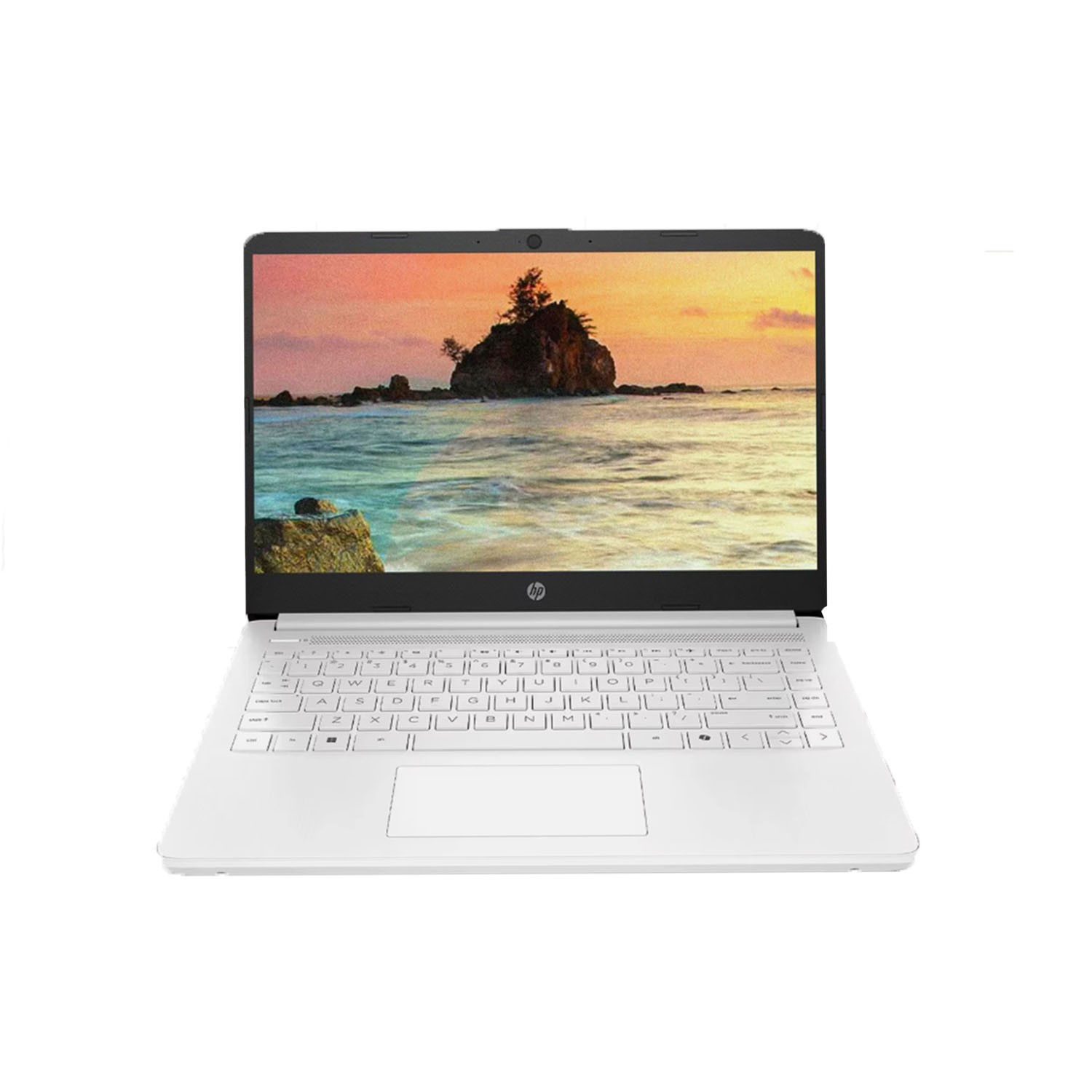 HP 14" Laptop Intel Celeron 4GB Memory 64GB eMMC Win 11 Home Snowflake White