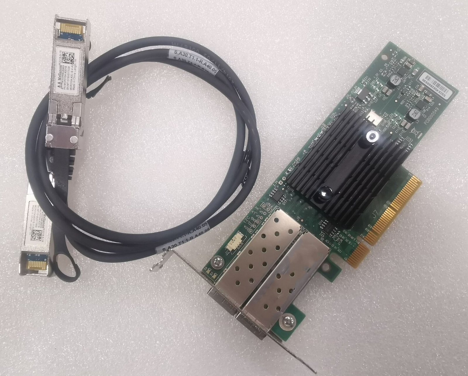 HP MCX312B-XCCT 546SFP Mellanox ConnectX-3 Pro Dual Port 10Gb SFP + 1M Cable-