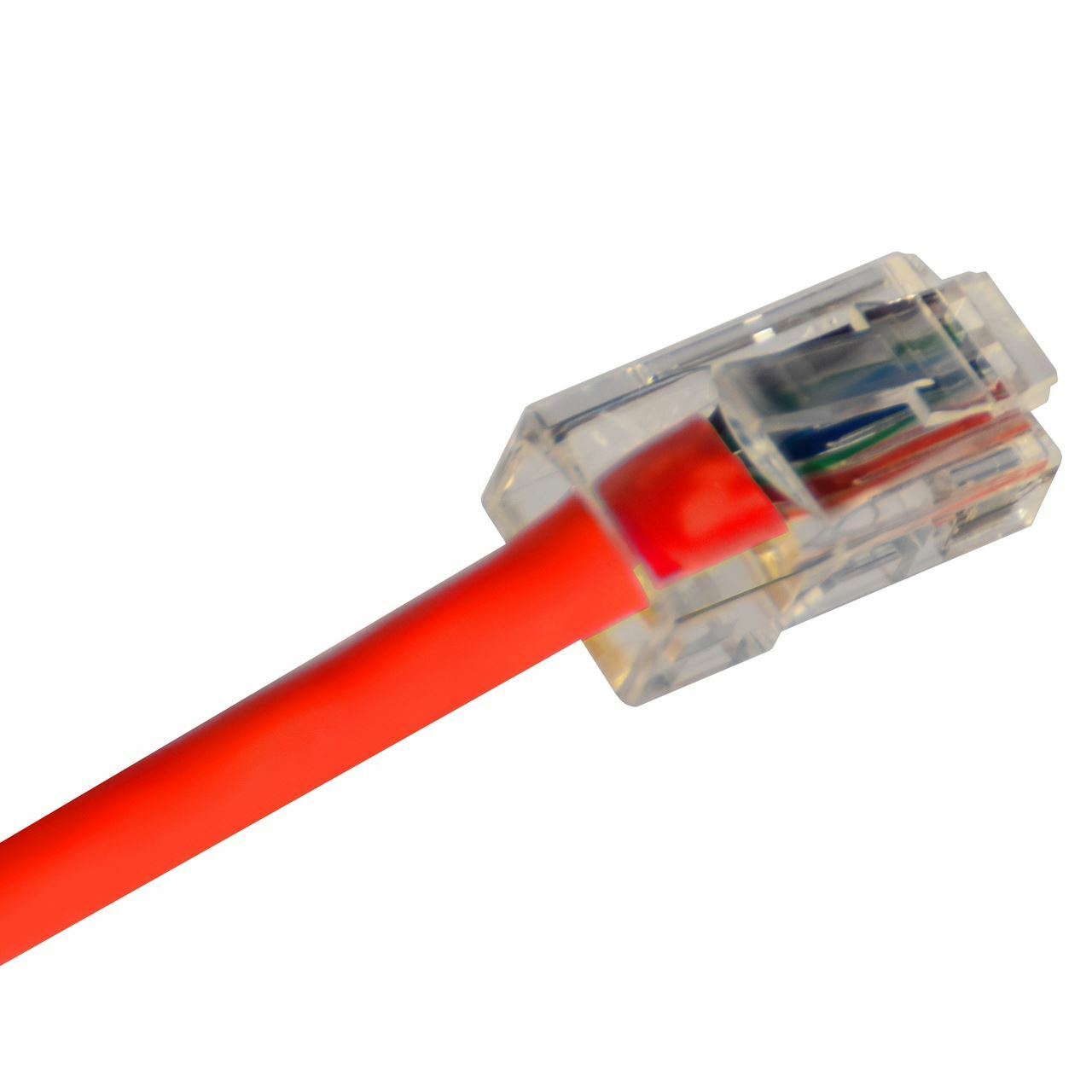 Cat 5e Wiring - 7 Foot Red Crimped