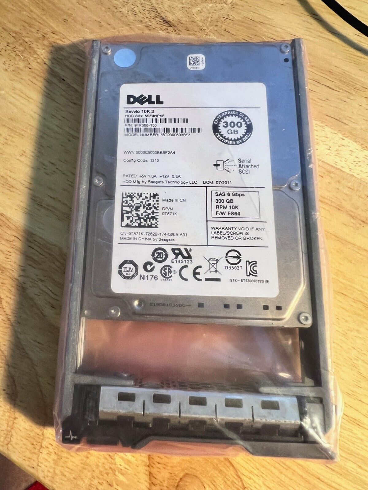 Dell 400-AJOQ 300GB 10K RPM 2.5