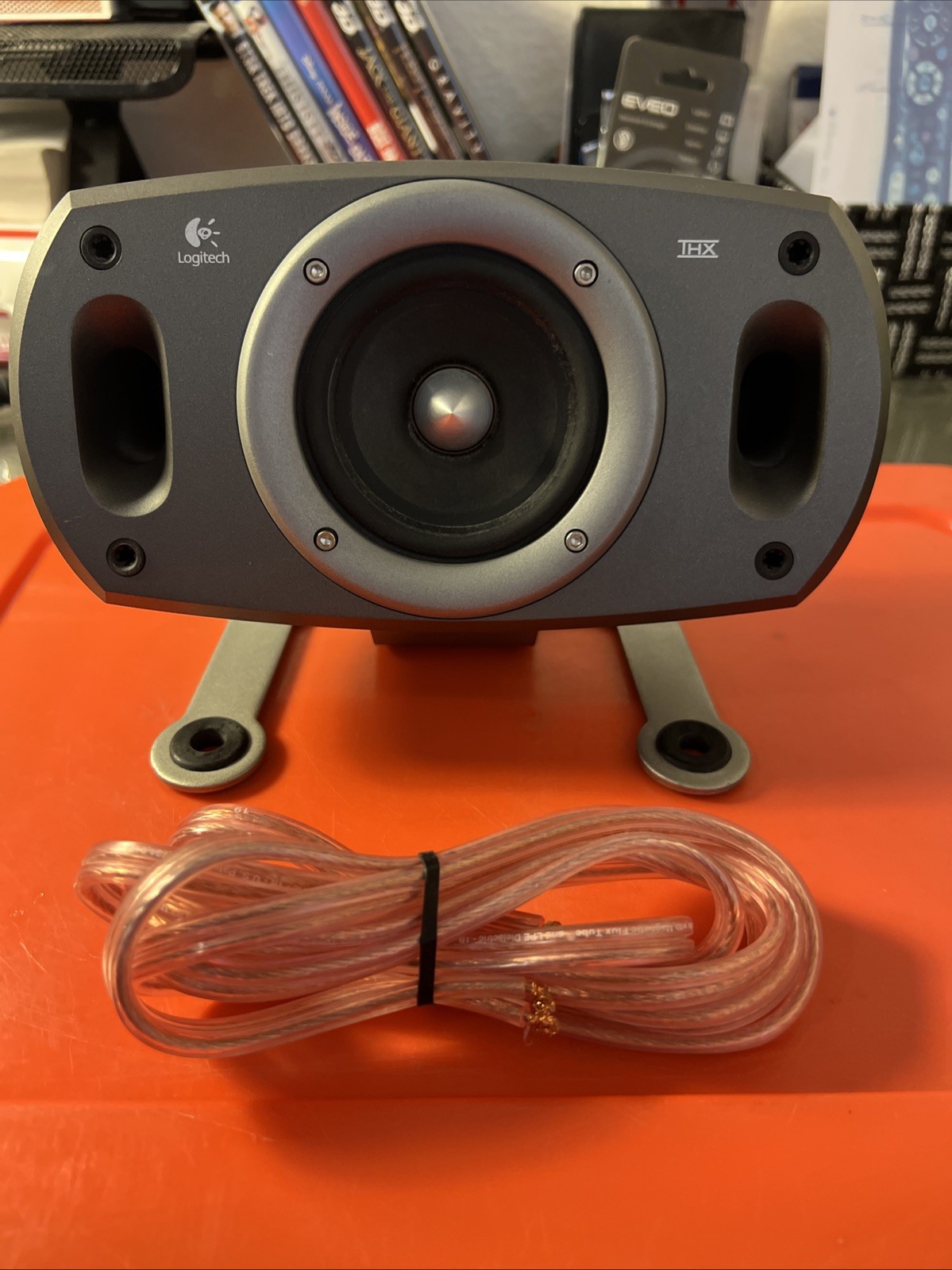 Logitech Z-680 900852-0326A THX Center Speaker W/ Wire Tested No Grill