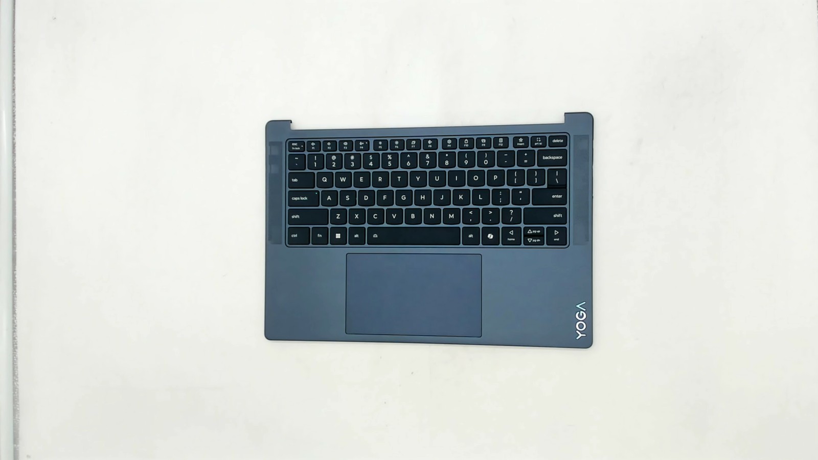 Palmrest With Keyboard, USA English, Cosmic Blue