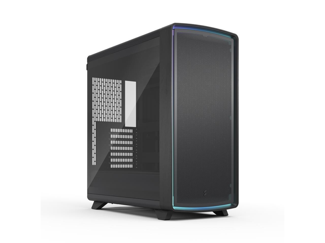 Fractal Design Summit Ambience Blackout TG Blackened Oak PC Gaming Case - ARGB G