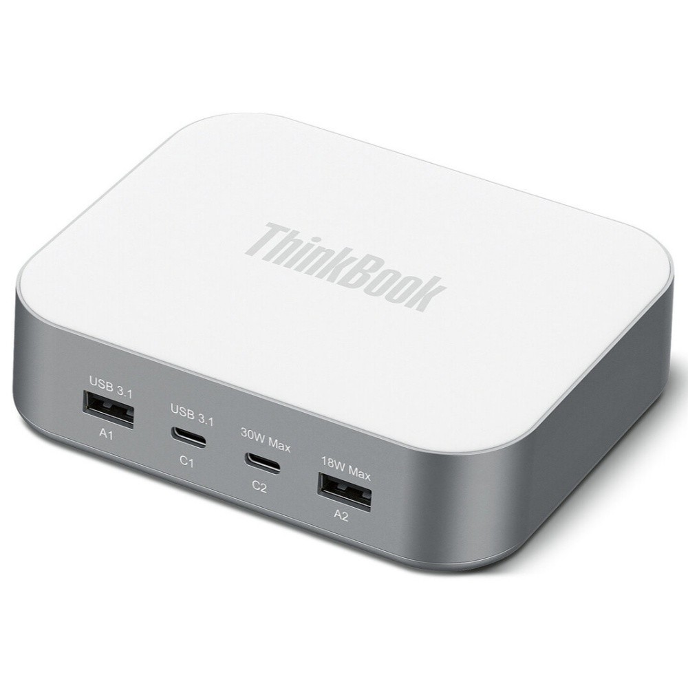 Original Lenovo ThinkBook PS170 5-in-1 170W GaN Charging Station Dock Silver