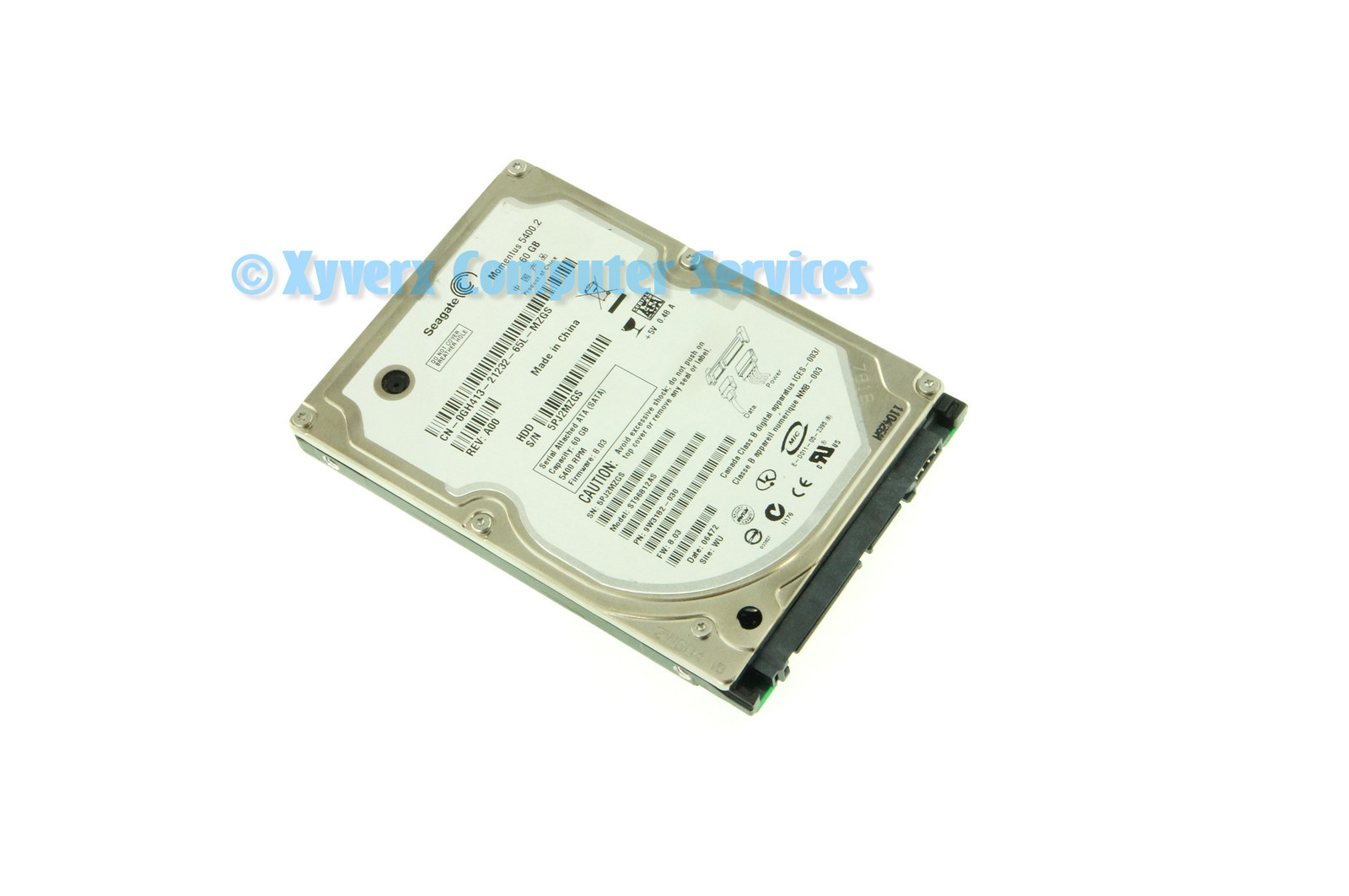 ST96812AS 9W3182-030 SEAGATE HARD DRIVE 60GB 5400RPM SATA (GRADE A) (CA213)