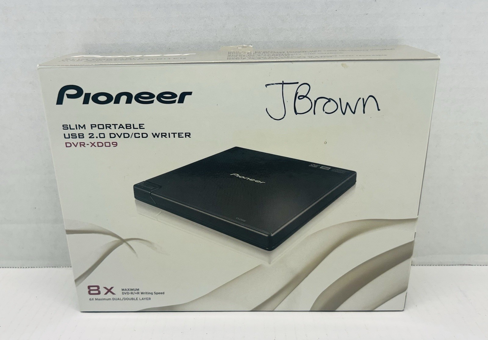 Pioneer External DVD/CD Writer DVR-XD09 8X Slim Portable USB 2.0 DVD/CD WRITER