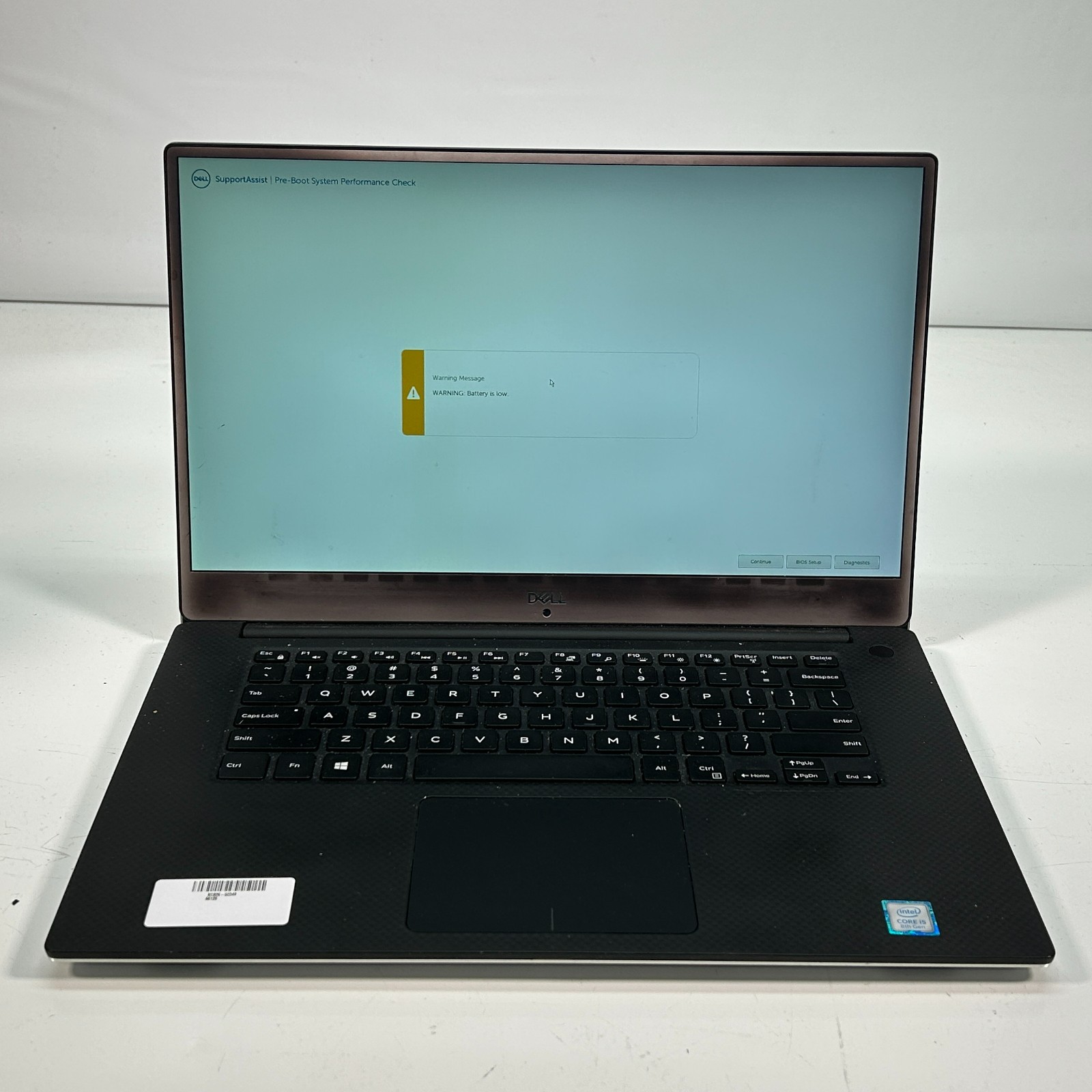 Dell XPS 15 9570 Intel i5-8300H 2.30GHz 8GB RAM 500GB SSD GTX 1050 No OS READ
