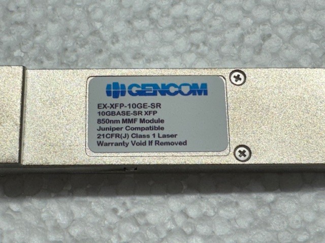 GENCOM EX-XFP-10GE-SR 10GBASE -SR XFP Transceiver NEW
